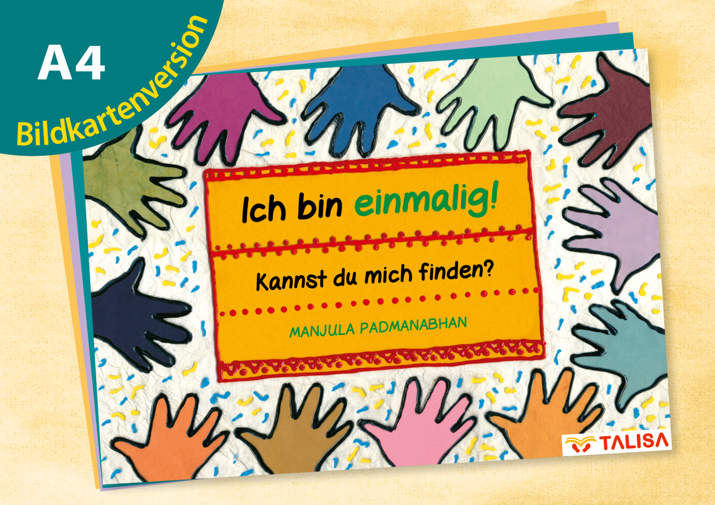 Ich bin einmalig! Kannst du mich finden? Bildkartenversion-A4! main product photo