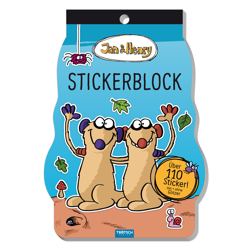 Trötsch Jan und Henry Stickerblock main product photo