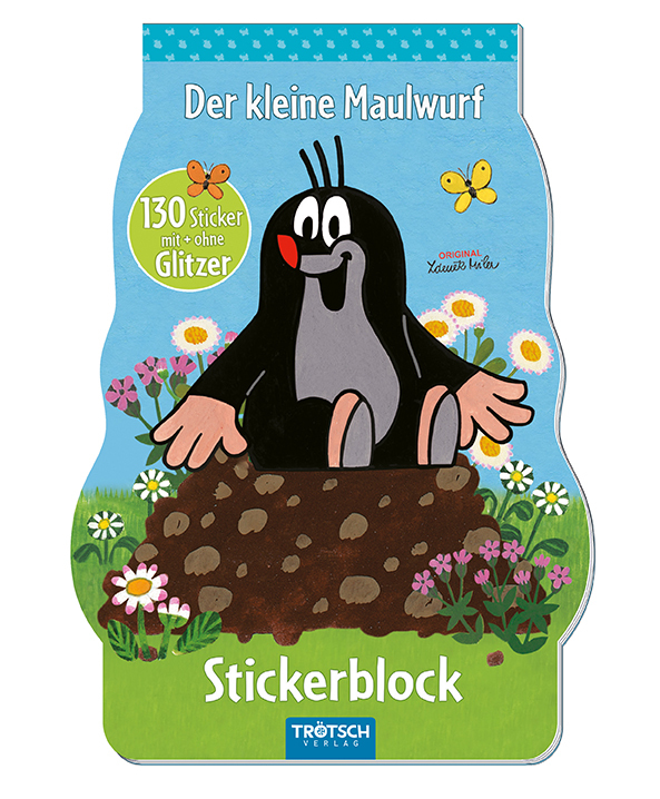 Trötsch Der kleine Maulwurf Stickerblock main product photo