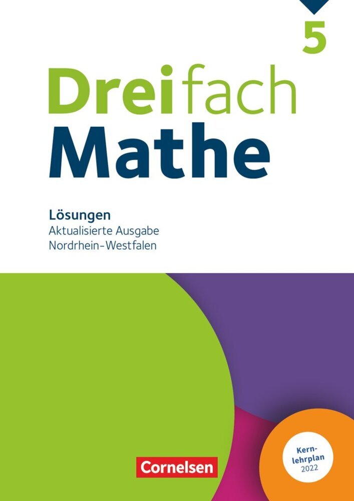 Dreifach Mathe - Nordrhein-Westfalen - Ausgabe 2022 - 5. Schuljahr main product photo