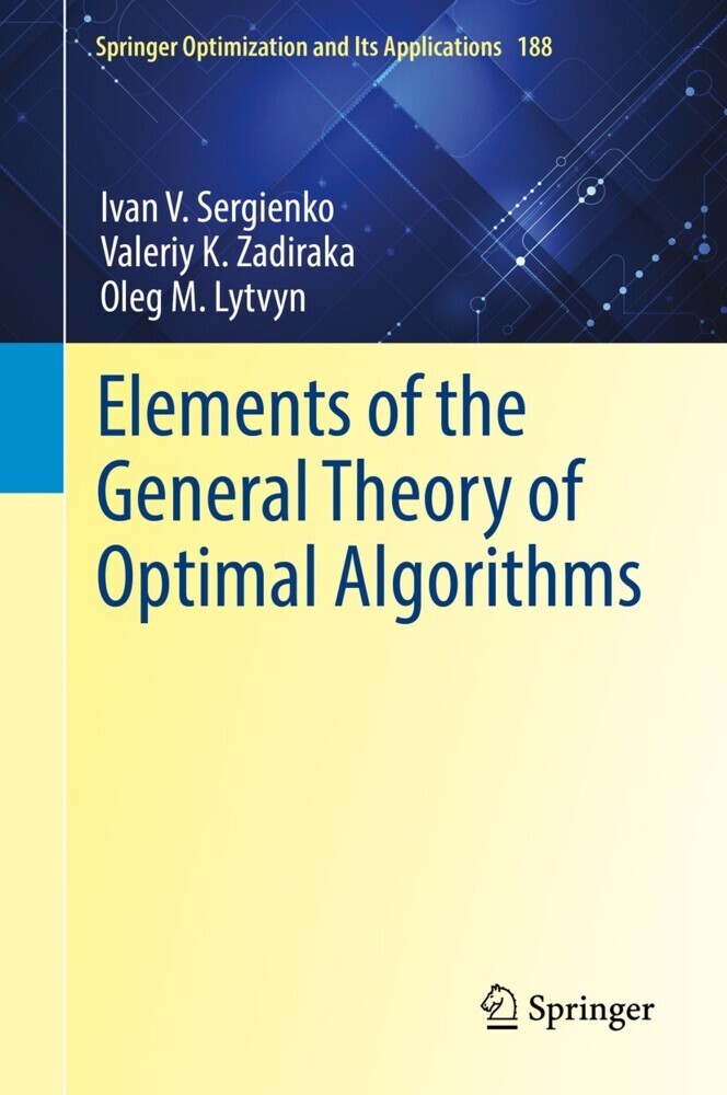 Elements of the General Theory of Optimal Algorithms main product photo