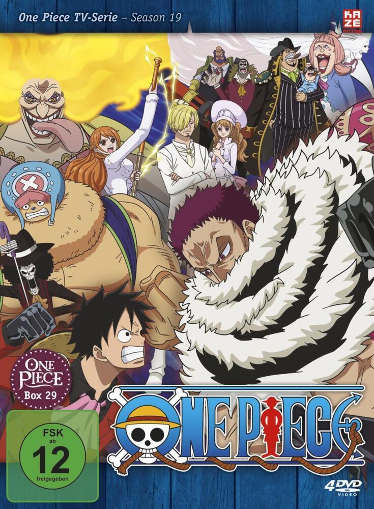 One Piece - TV-Serie. Box.29, 4 DVD main product photo