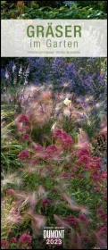 Gräser im Garten 2023 - DUMONT Wandkalender - Garten-Kalender - Hochformat 30 x 70 cm