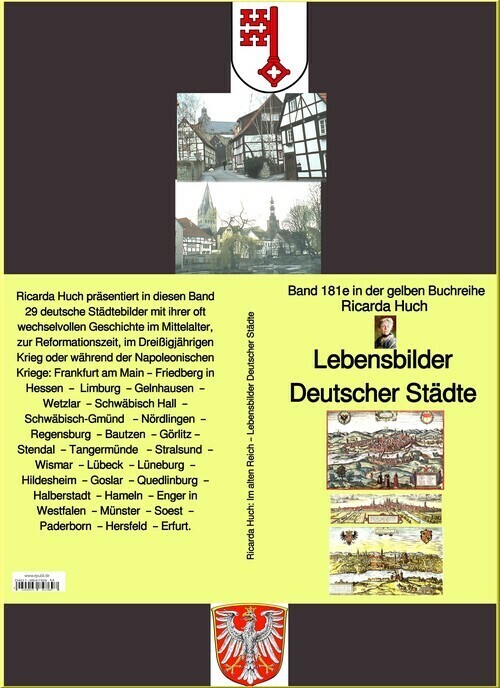 Ricarda Huch: Im alten Reich - Lebensbilder Deutscher Städte - Teil 2 - Band 181 in der gelben Buchreihe bei Ruszkowski main product photo
