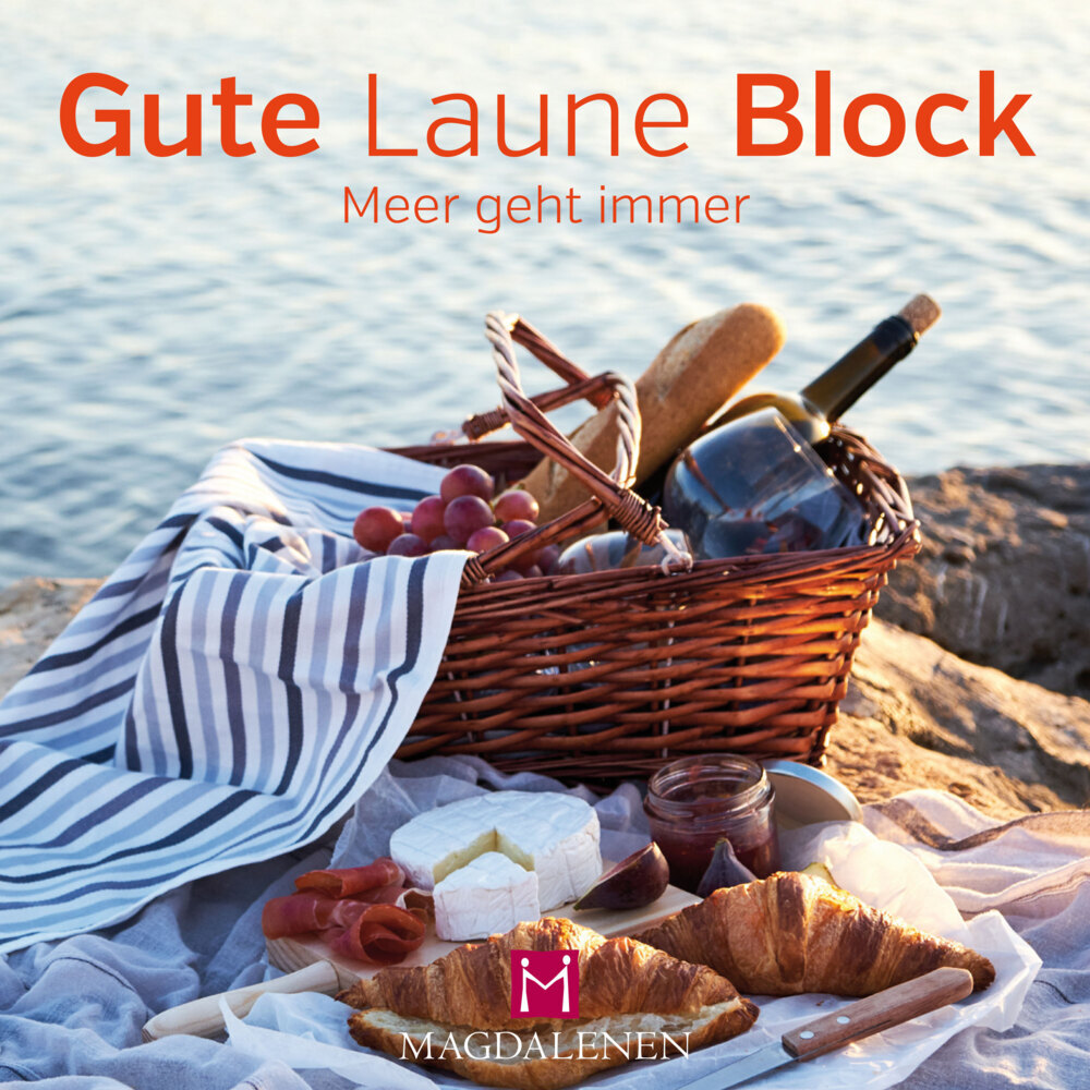 Gute Laune Block Meer geht immer main product photo