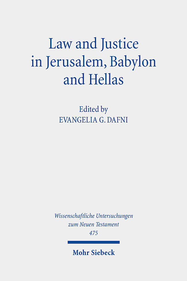Law and Justice in Jerusalem, Babylon and Hellas main product photo
