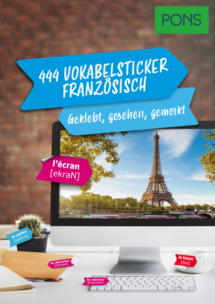 PONS 444 Vokabelsticker Französisch main product photo