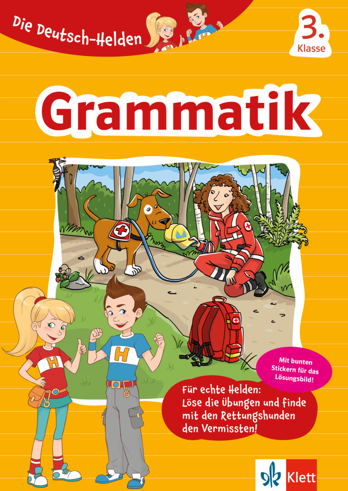Klett Die Deutsch-Helden: Grammatik 3. Klasse main product photo