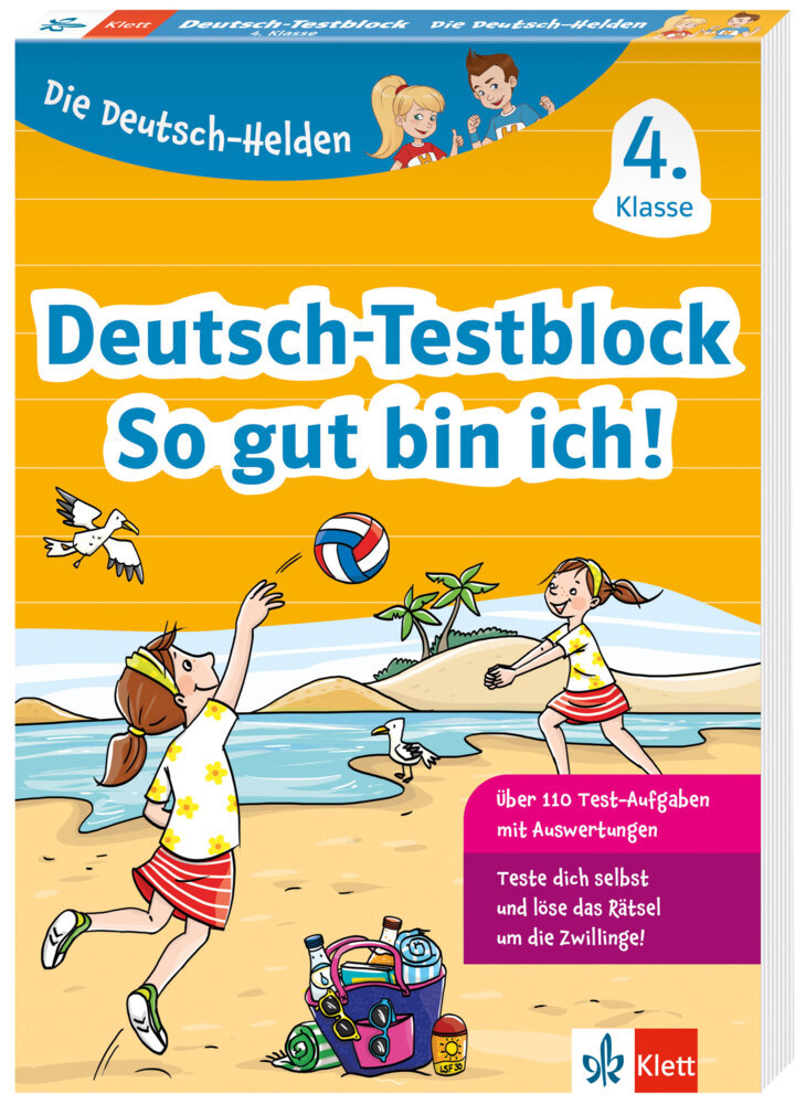 Klett Die Deutsch-Helden: Deutsch-Testblock So gut bin ich! 4. Klasse main product photo