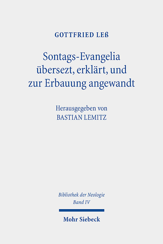 Sontags-Evangelia übersezt, erklärt, und zur Erbauung angewandt main product photo