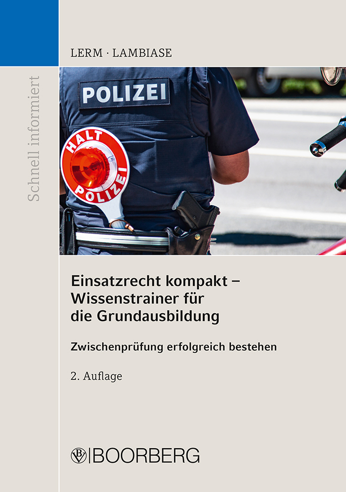 Einsatzrecht kompakt - Wissenstrainer für die Grundausbildung main product photo