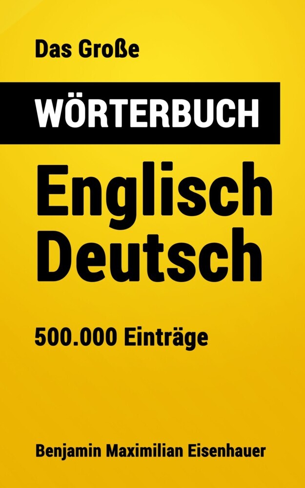 Das Große Wörterbuch Englisch - Deutsch main product photo