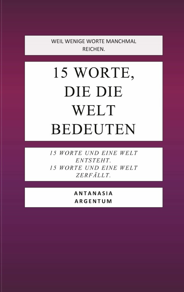 15 Worte, die die Welt bedeuten main product photo