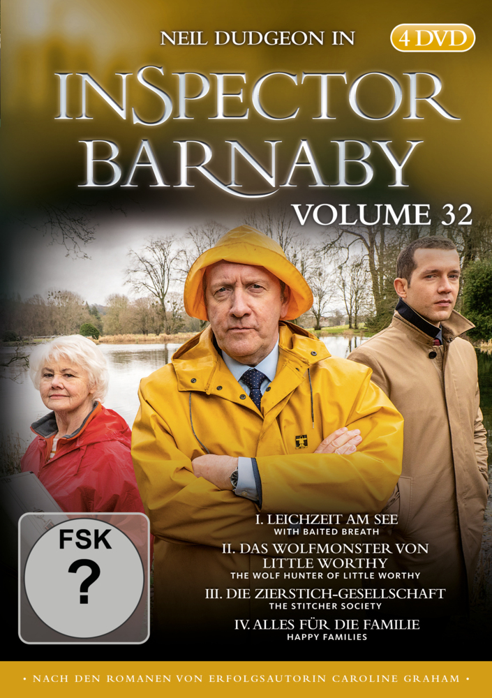 Inspector Barnaby. Vol.32, 4 DVD, 4 DVD-Video main product photo