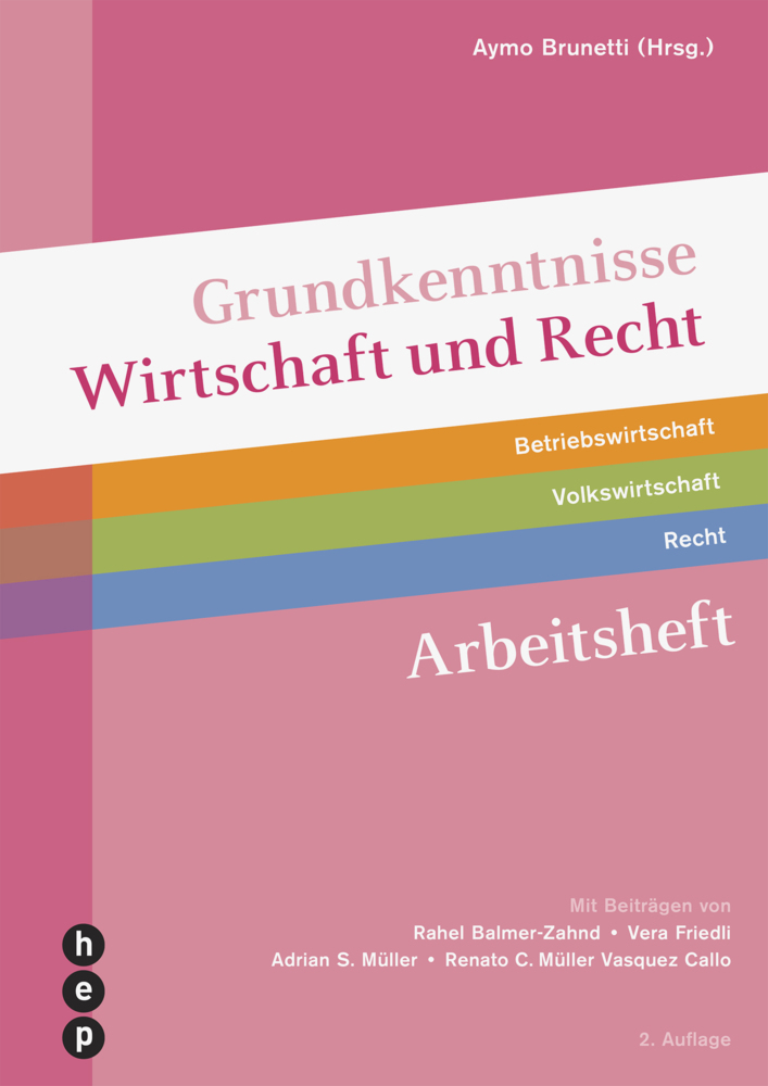 Grundkenntnisse Wirtschaft und Recht, Arbeitsheft (Print inkl. digitaler Ausgabe) main product photo