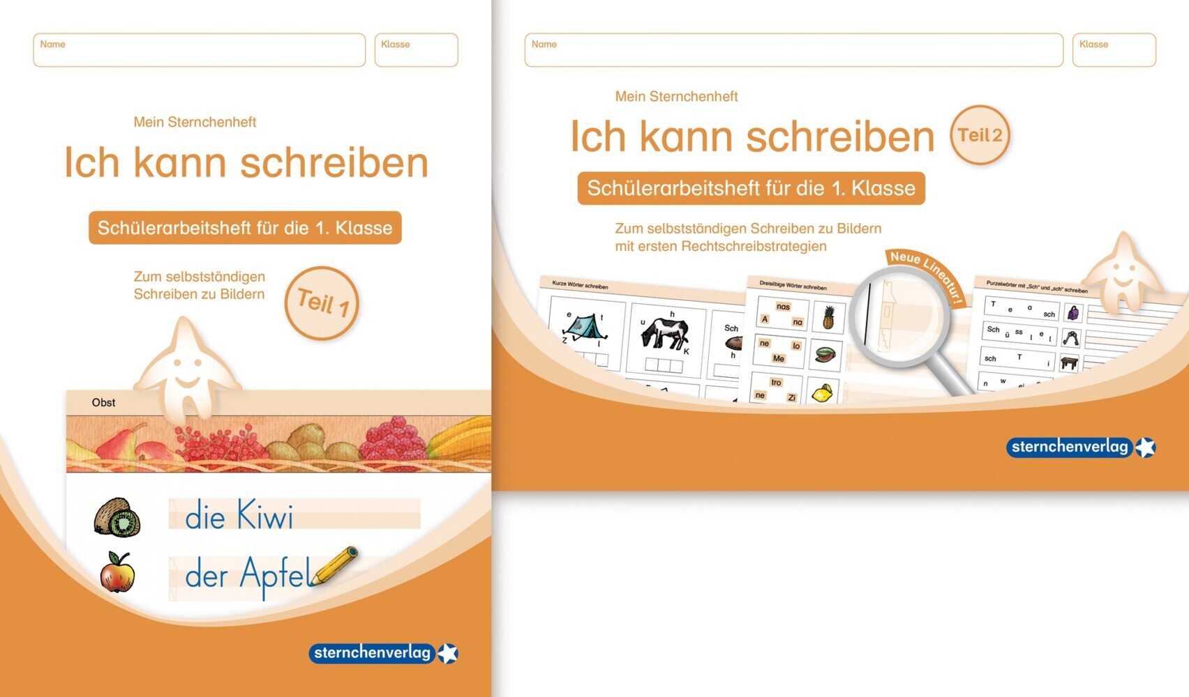 Ich kann schreiben Teil 1 und 2 im Set - Schülerarbeitshefte für die 1. Klasse main product photo