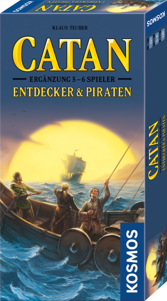 CATAN - Ergänzung 5-6 Spieler - Entdecker & Piraten main product photo