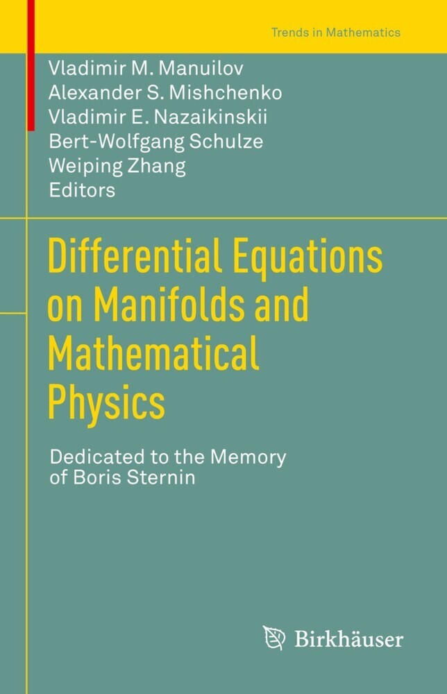 Differential Equations on Manifolds and Mathematical Physics main product photo