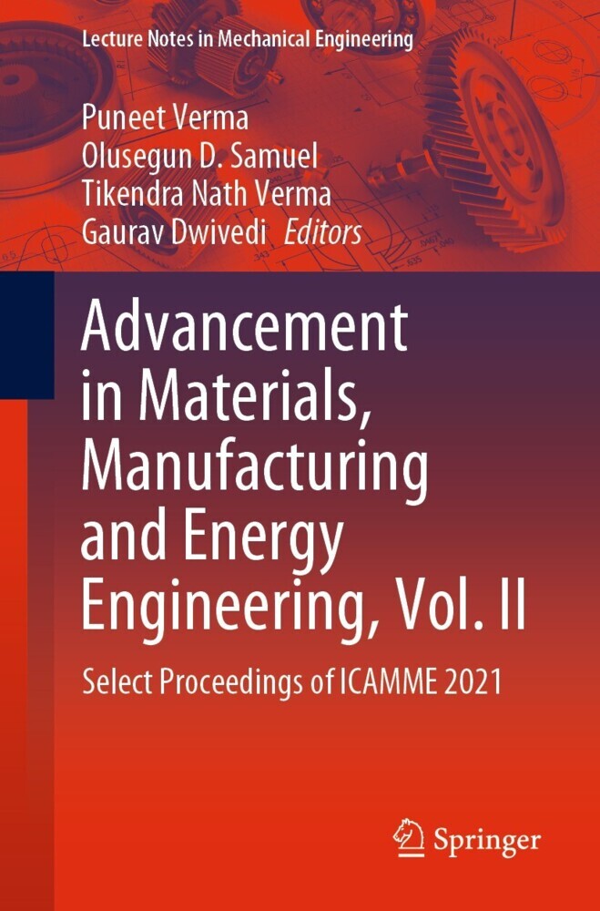 Advancement in Materials, Manufacturing and Energy Engineering, Vol. II main product photo
