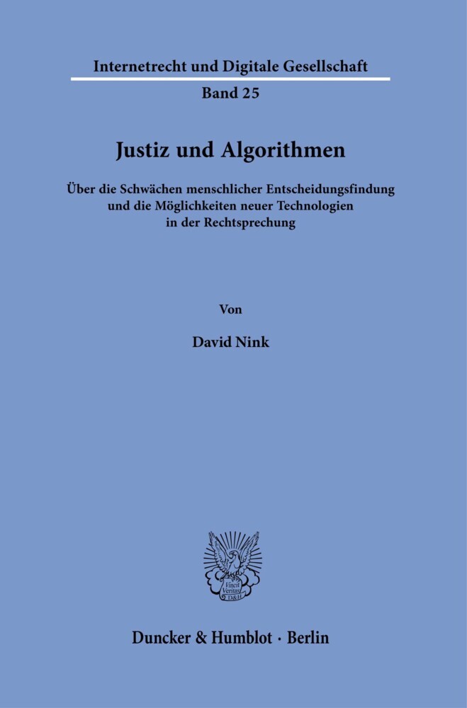 Justiz und Algorithmen. main product photo