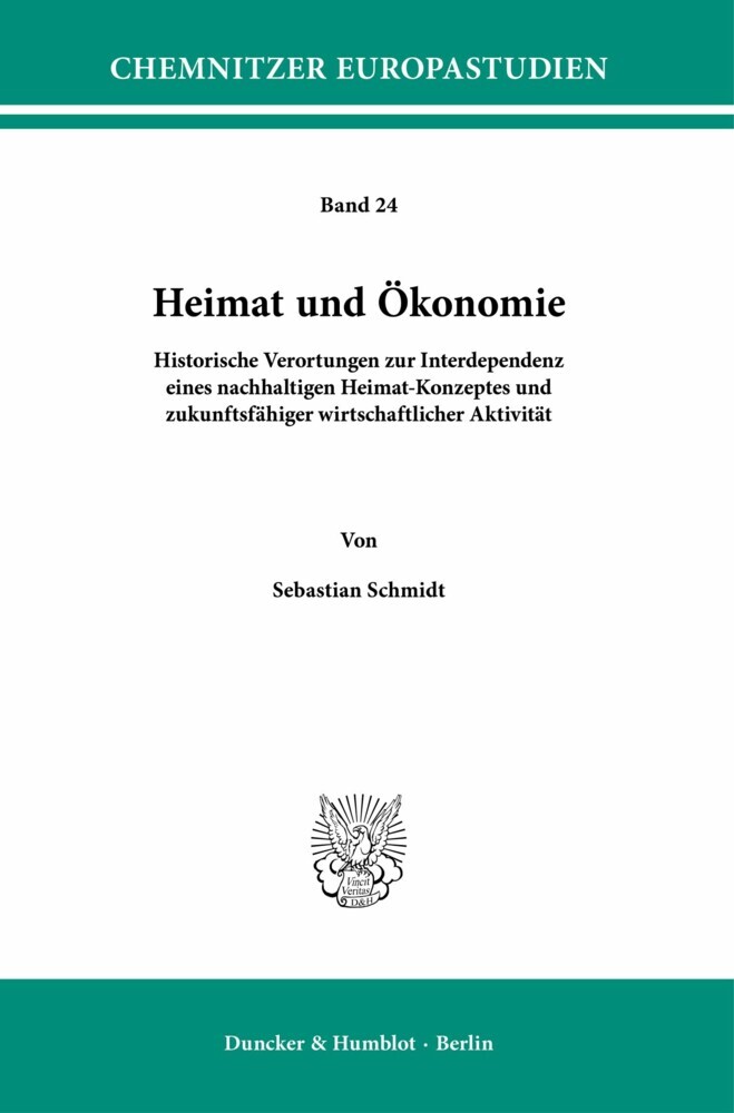 Heimat und Ökonomie. main product photo