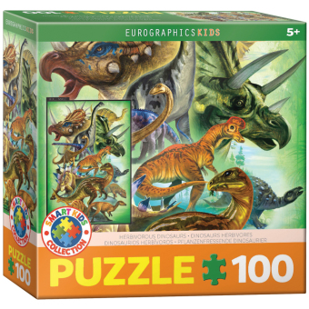 Pflanzenfressende Dinosaurier (Puzzle)