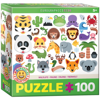 Emojipuzzle-Wildtiere (Puzzle)