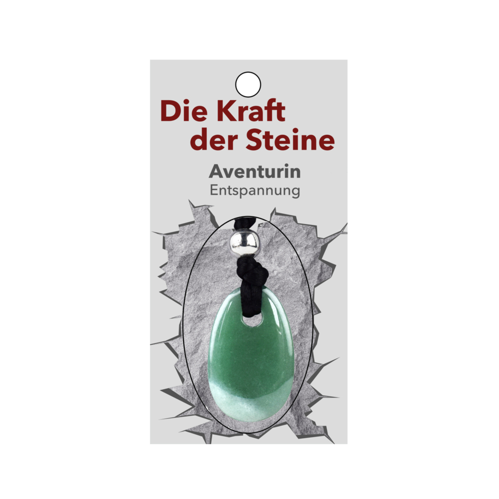 Kraftstein-Anhänger Aventurin (Entspannung) main product photo