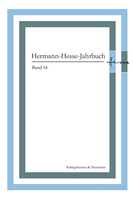 Hermann-Hesse-Jahrbuch, Band 14 main product photo