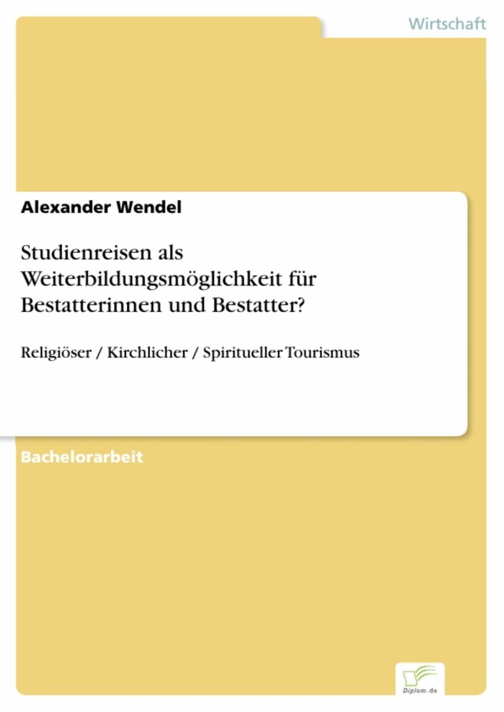 Studienreisen als Weiterbildungsmöglichkeit für Bestatterinnen und Bestatter? main product photo