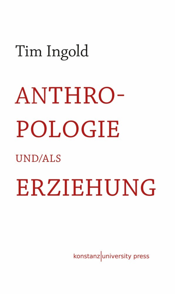 Anthropologie und/als Erziehung main product photo