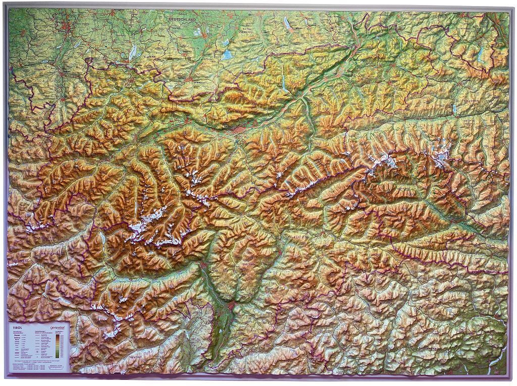 Tirol, Reliefkarte 1:325.000 main product photo