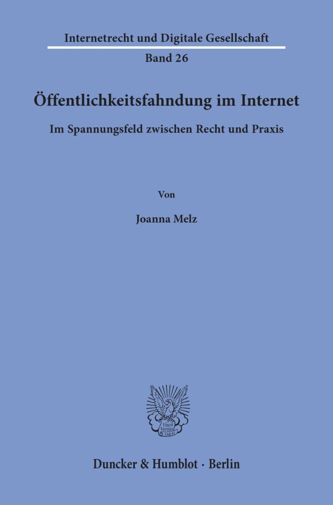 Öffentlichkeitsfahndung im Internet. main product photo