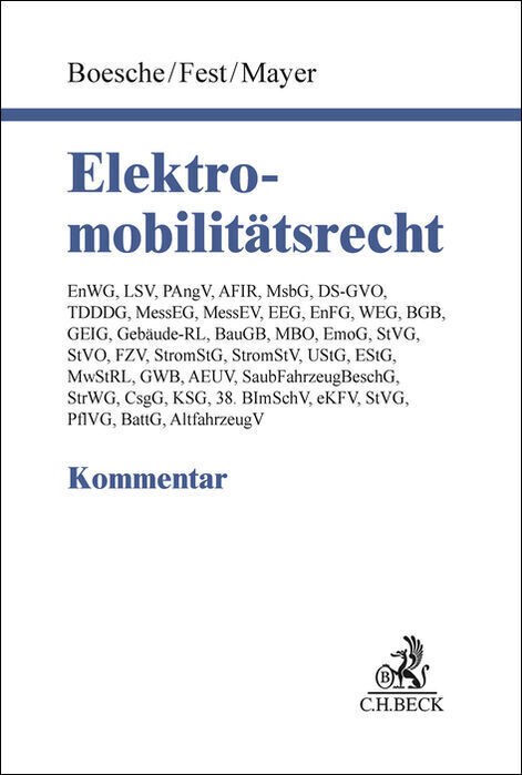 Elektromobilitätsrecht main product photo