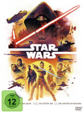 Star Wars Trilogie Episode VII - IX. Tl.7-9, 6 Blu-ray