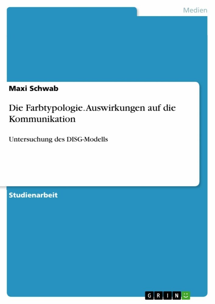 Die Farbtypologie. Auswirkungen auf die Kommunikation main product photo