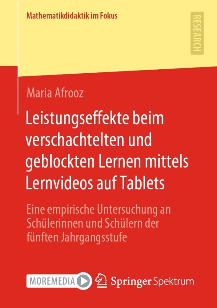 Leistungseffekte beim verschachtelten und geblockten Lernen mittels Lernvideos auf Tablets main product photo