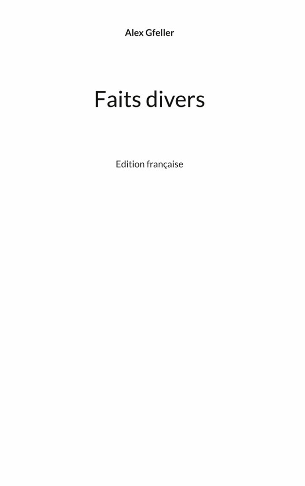 Faits divers main product photo