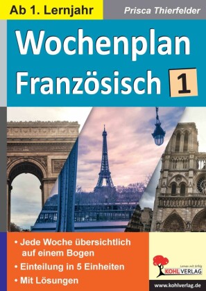 Wochenplan Französisch / ab 1. Lernjahr