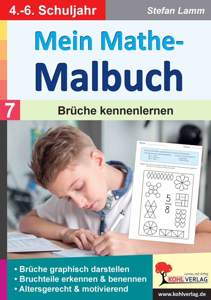 Mein Mathe-Malbuch / Band 7: Brüche kennenlernen main product photo