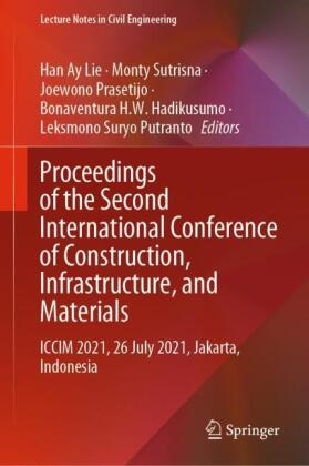 Proceedings of the Second International Conference of Construction, Infrastructure, and Materials