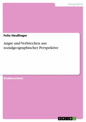 Angst und Verbrechen aus sozialgeographischer Perspektive