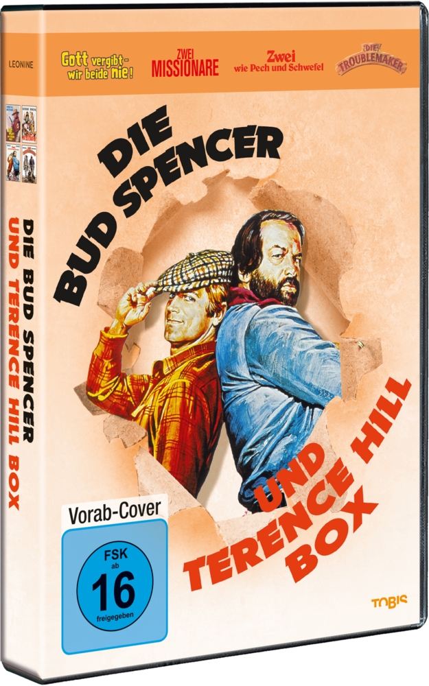Die Bud Spencer und Terence Hill Box, 4 DVD, 4 DVD-Video main product photo