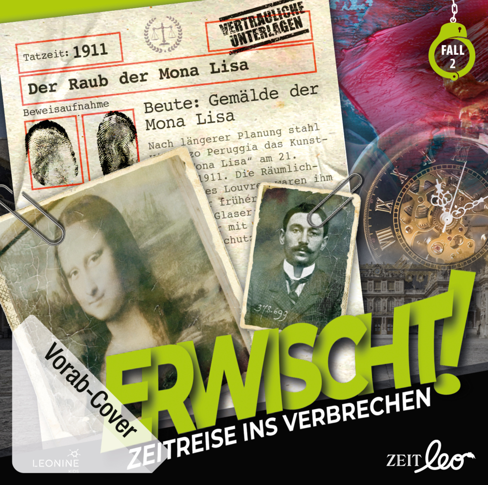 Erwischt! Zeitreise ins Verbrechen - Der Raub der Mona Lisa, 1 Audio-CD main product photo