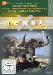 Terra X - Edition: Kieling  Mitten in Südafrika - Kieling  Mitten im wilden Deutschland - Kielings wildes Afrika - Kielings wilde Welt II & III, 4 DVD