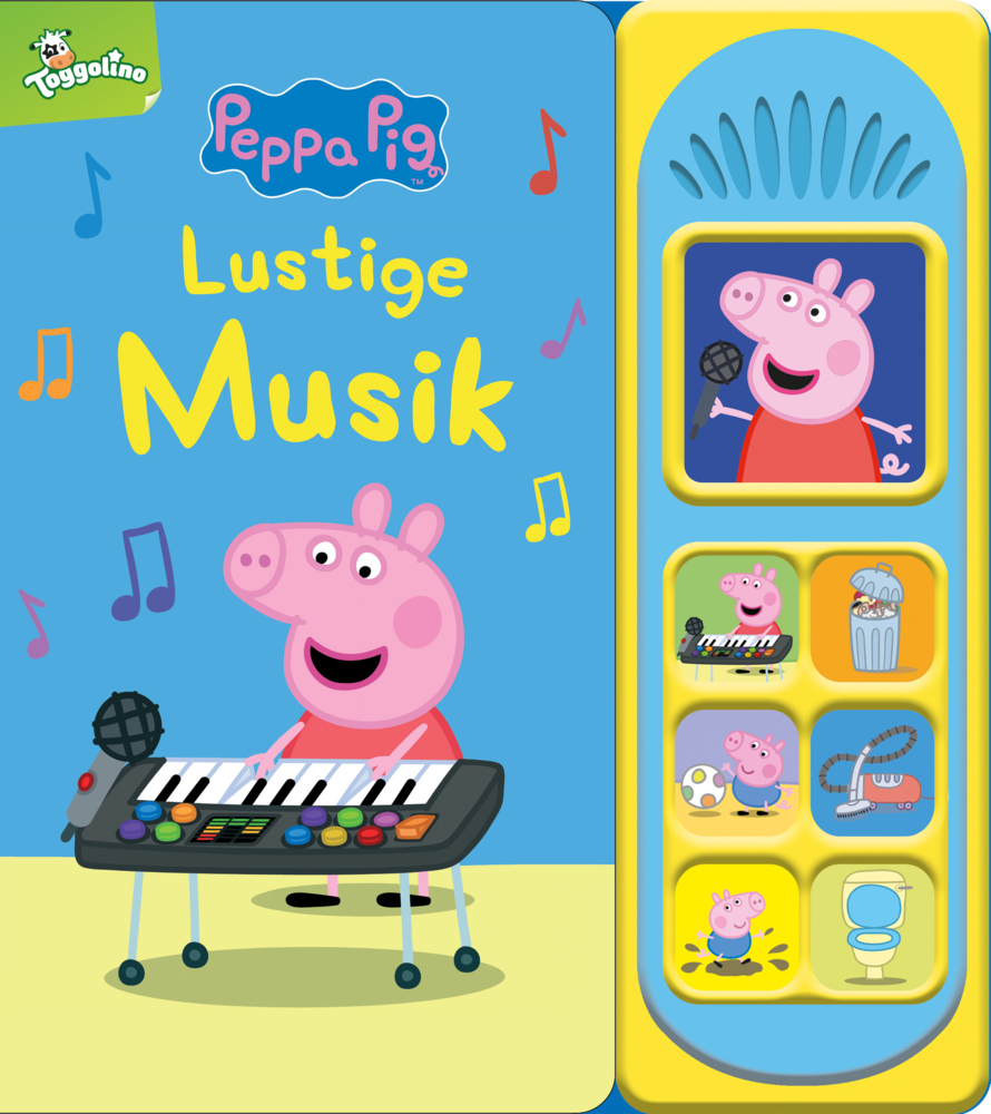 Peppa Pig - Lustige Musik -Soundbuch - Pappbilderbuch mit 7 lustigen Geräuschen main product photo