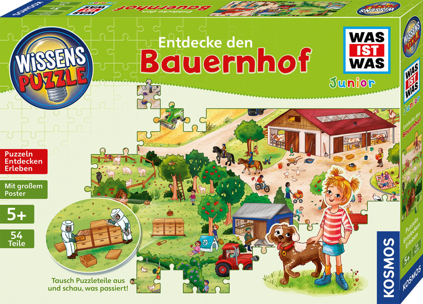 Wissenspuzzle: WAS IST WAS junior - Entdecke den Bauernhof main product photo