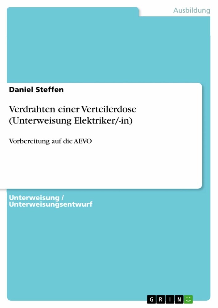 Verdrahten einer Verteilerdose (Unterweisung Elektriker/-in) main product photo