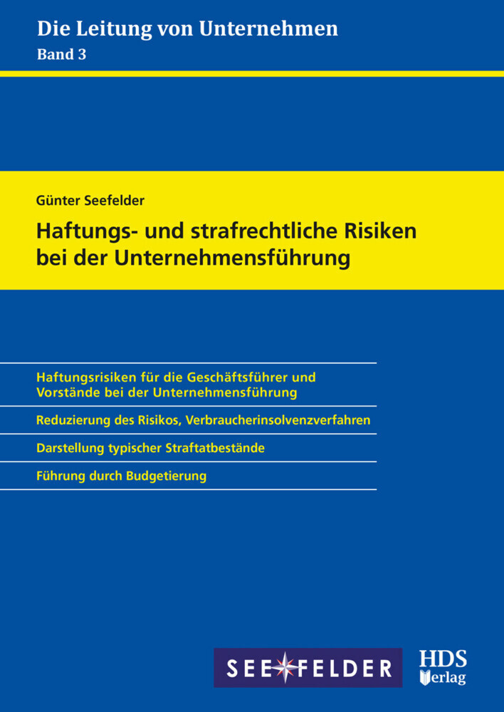 Haftungs- und strafrechtliche Risiken bei der Unternehmensführung main product photo