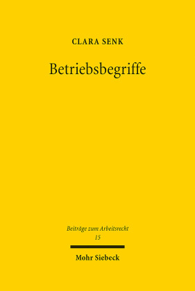 Betriebsbegriffe